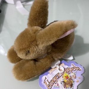 Vintage 1998 finger puppet Rabbit (Easter)